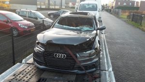 auto heeft brandschade